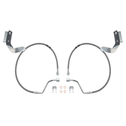 ICON VEHICLE DYNAMICS | 2017-2025 Ford F-250/F-350 Super Duty Front 2.5 Inch Lift Extended Stainless Brake Line Kit Icon Vehicle Dynamics | 61111