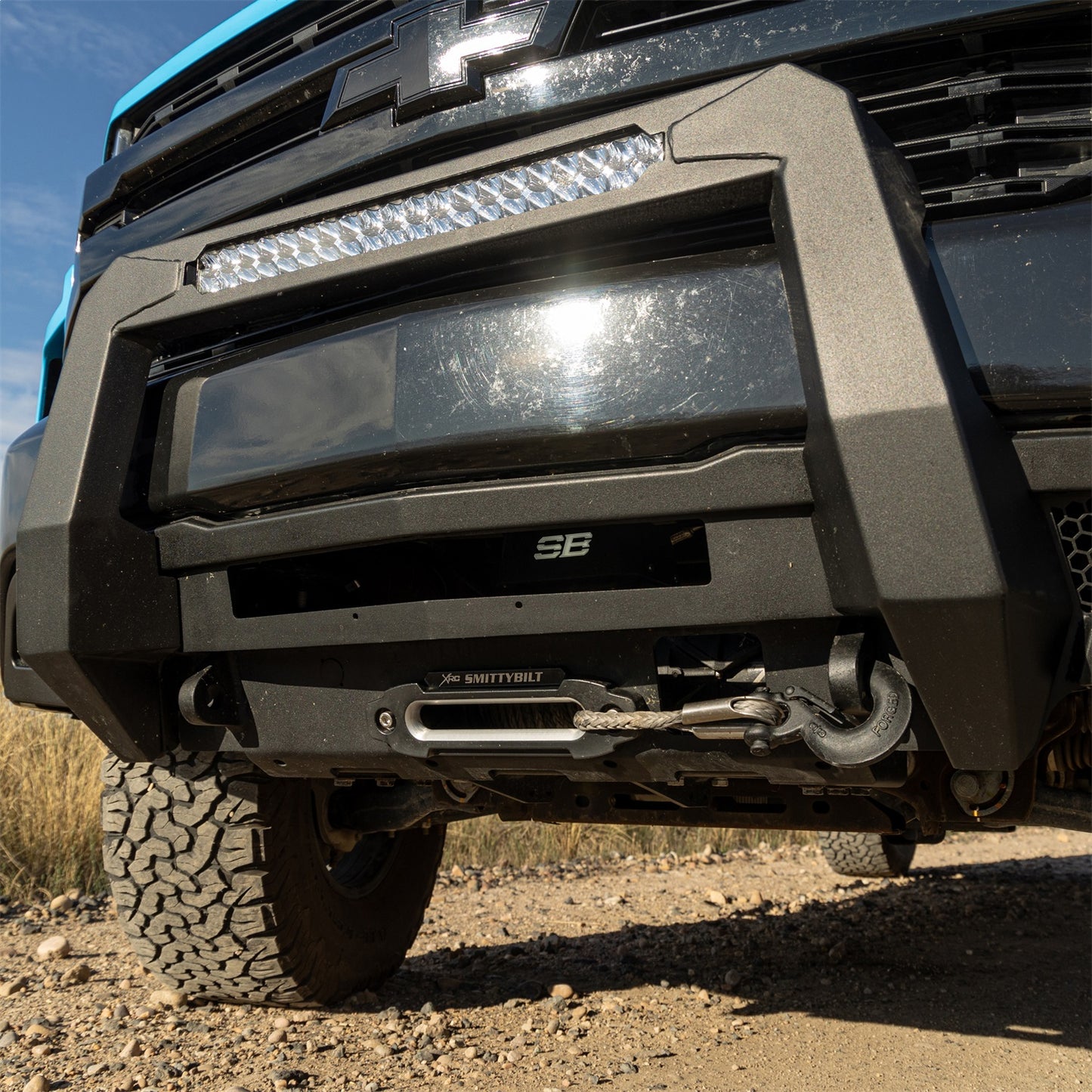 SMITTYBILT | Orion Front Bumpe 2019-2021 Chevrolet Silverado 1500 Smittybilt |612923