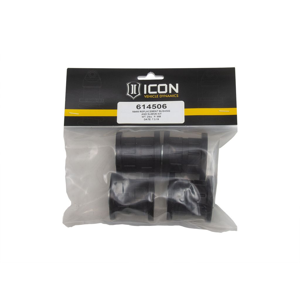 ICON VEHICLE DYNAMICS | Upper Control Arm Part Numbers 58460 And 58460DJ Replacement Bushing & Sleeve Kit Icon Vehicle Dynamics | 614506