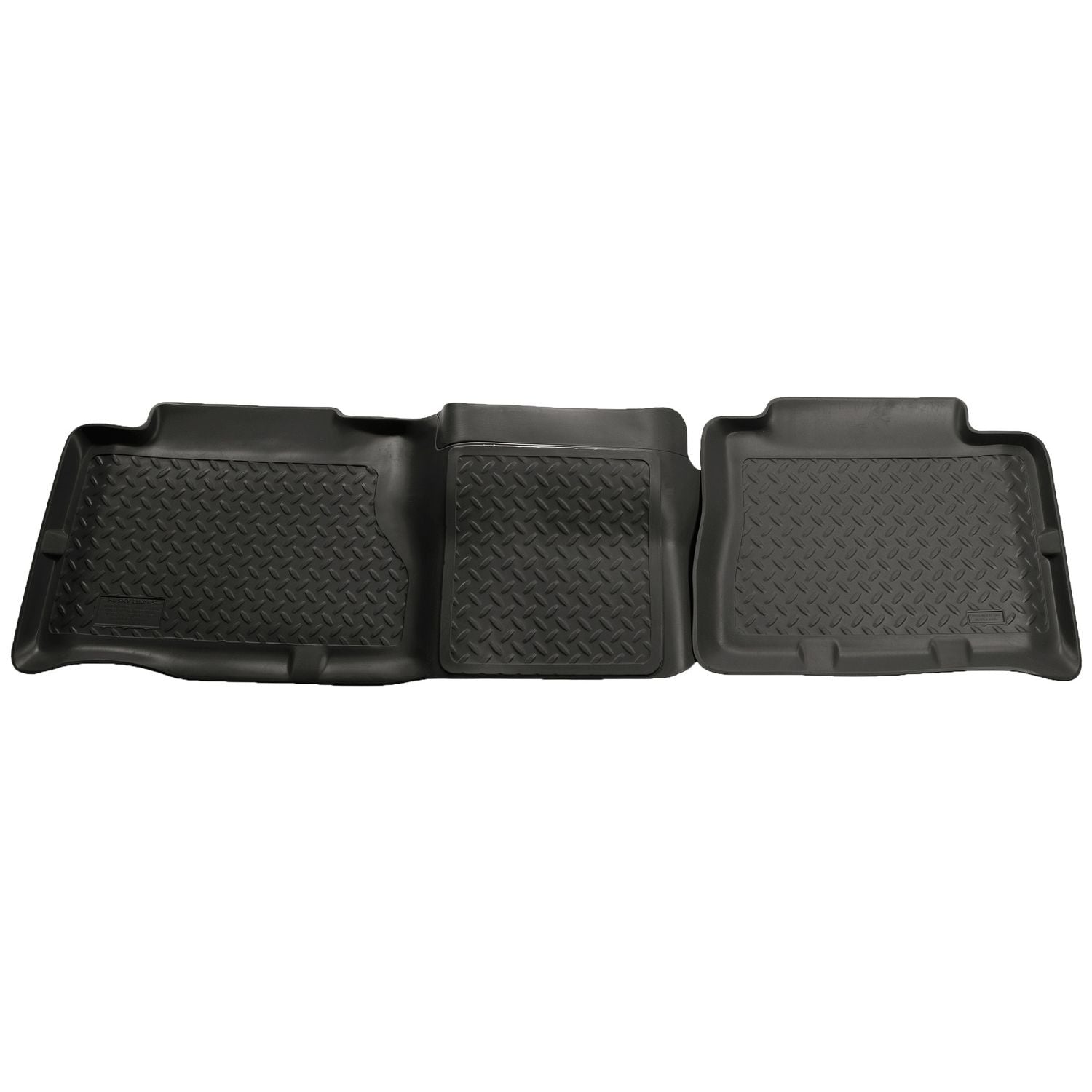 Husky Liners | Classic Style 2nd Seat Floor Liner For 2000-2007 Tahoe/Yukon/Escalade/H2 Husky Liners | 61451 in black rubber