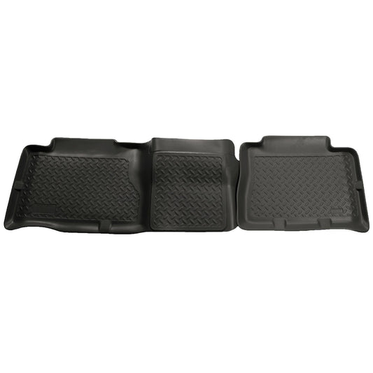 Husky Liners | Classic Style 2nd Seat Floor Liner For 2000-2007 Tahoe/Yukon/Escalade/H2 Husky Liners | 61451 in black rubber