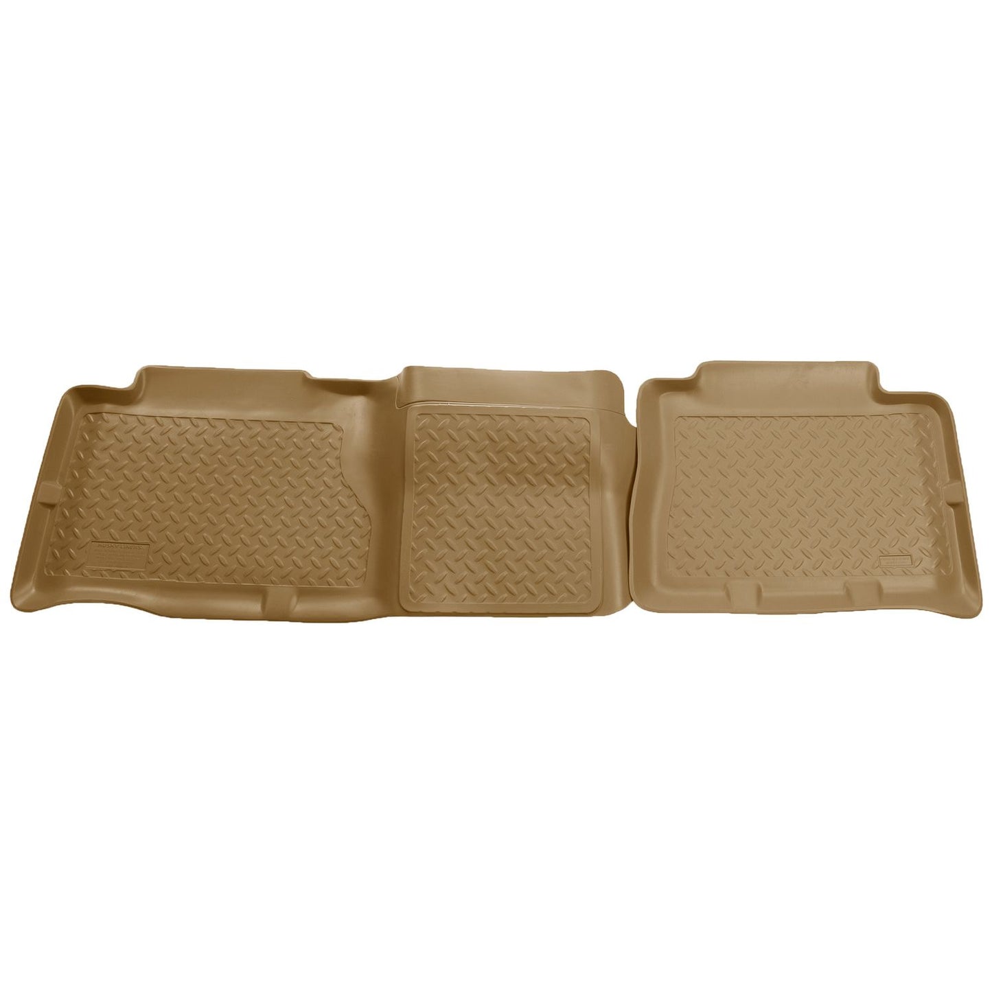 Husky Liners | Classic Style 2nd Seat Floor Liner For 2000-2007 Tahoe/Yukon/Escalade/H2 Husky Liners | 61453 in tan color