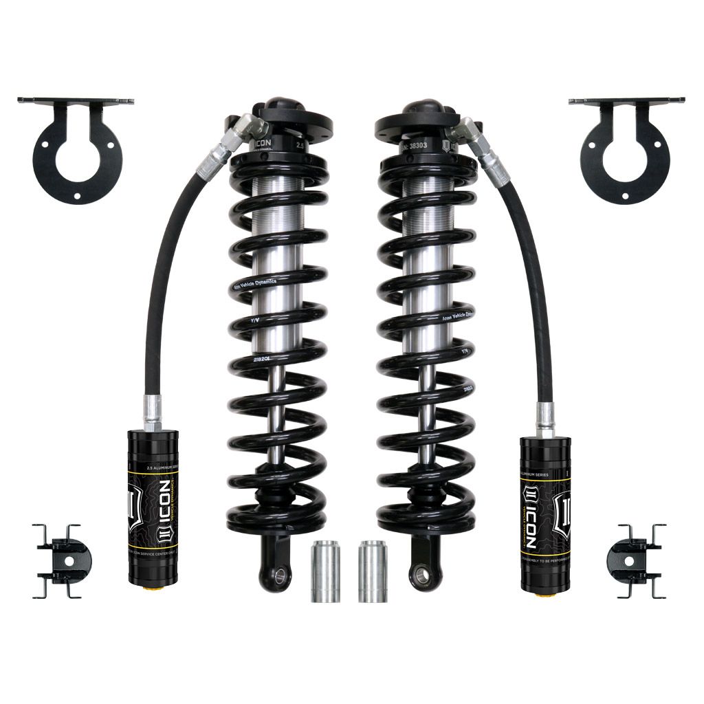 ICON VEHICLE DYNAMICS | 2005-2025 Ford F-250/F-350 Super Duty 4WD 4-5.5 Inch Lift Front V.S. 2.5 Series Coilover Conversion Kit Remote Reservoir Icon Vehicle Dynamics | 61721