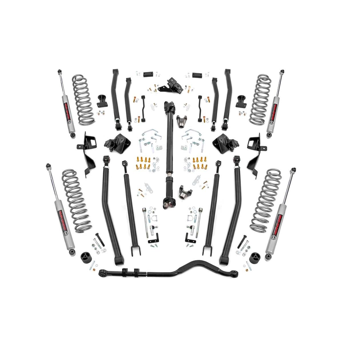 ROUGH COUNTRY 6 Inch Lift Kit | Long Arm | Jeep Wrangler Unlimited 4WD (2018-2023) | 66030