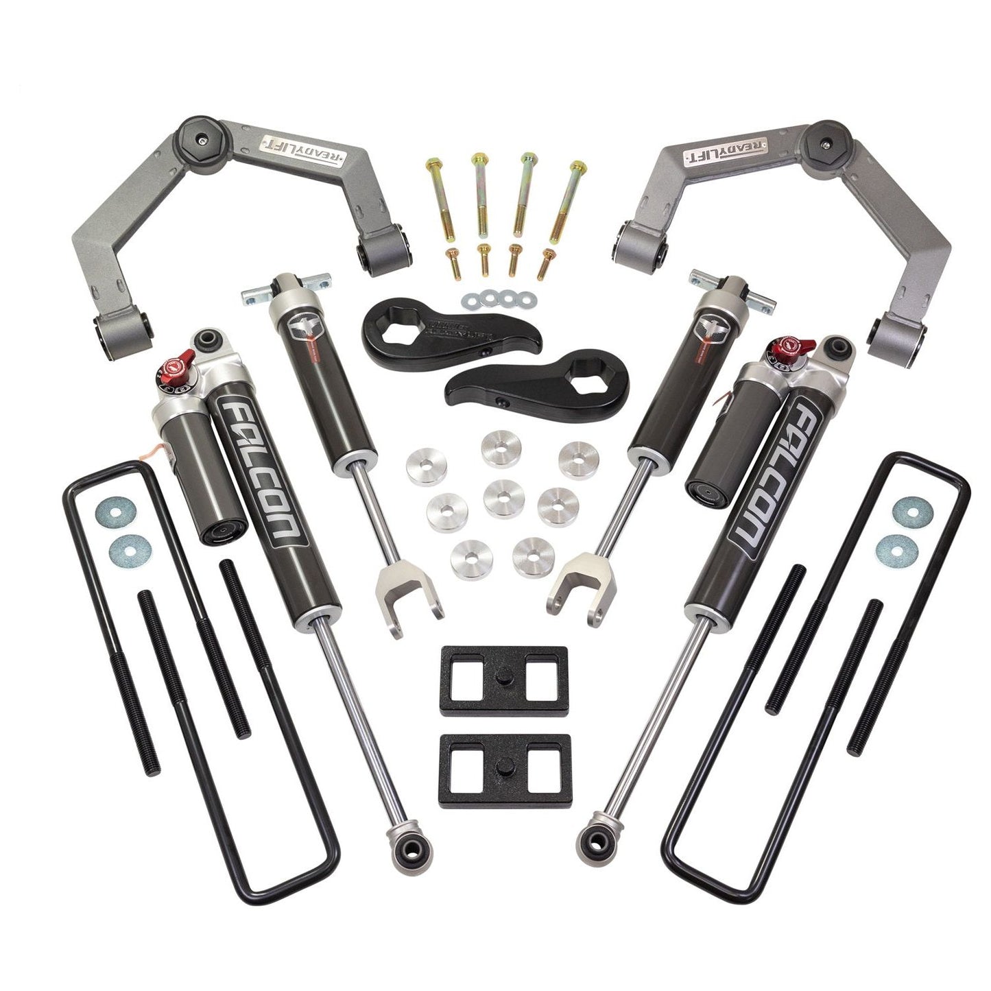 ReadyLIFT 3'' SST 2.1 Lift Kit with Fabricated Control Arms and Falcon 2.1 Monotube Shocks (2500HD/3500HD) 62-35160