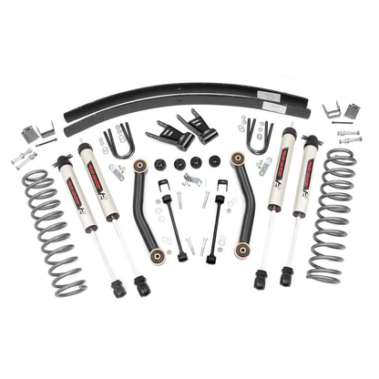 ROUGH COUNTRY 4.5 Inch Lift Kit | V2 | Rear AAL | Jeep Cherokee XJ 2WD/4WD (1984-2001) | 62370