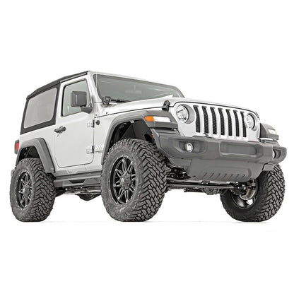 ROUGH COUNTRY | 3.5 Inch Lift Kit  Adj Lower  FR D/S  M1  Jeep Wrangler JL 4WD (24-26) | 91740