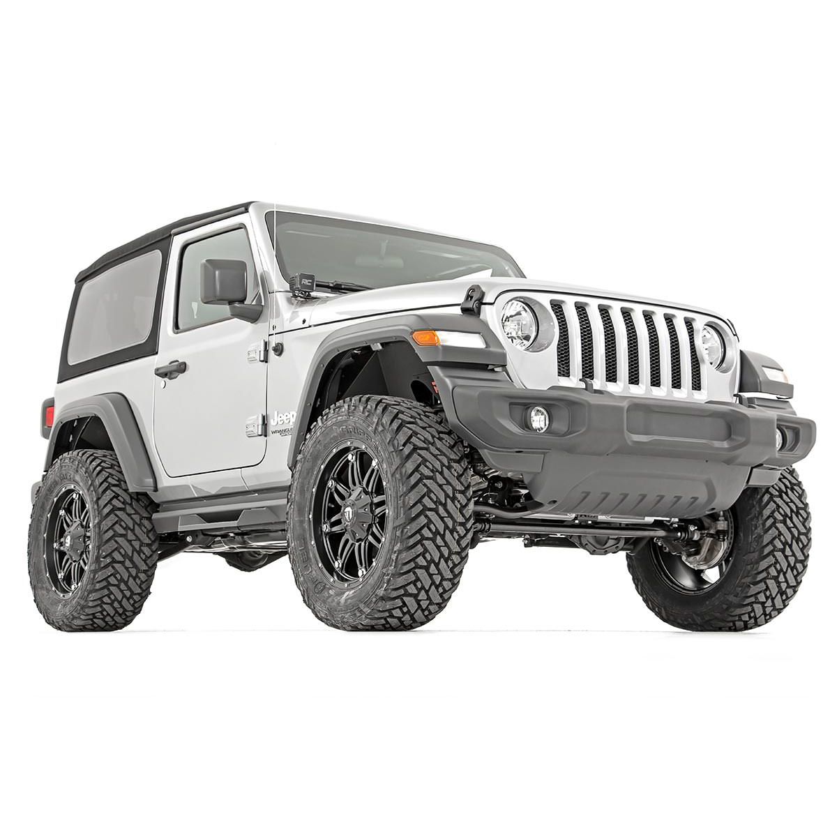 ROUGH COUNTRY 3.5 Inch Lift Kit | Adj Lower | FR D/S | M1R | Jeep Wrangler JL 4WD (2018-2023) | 62844