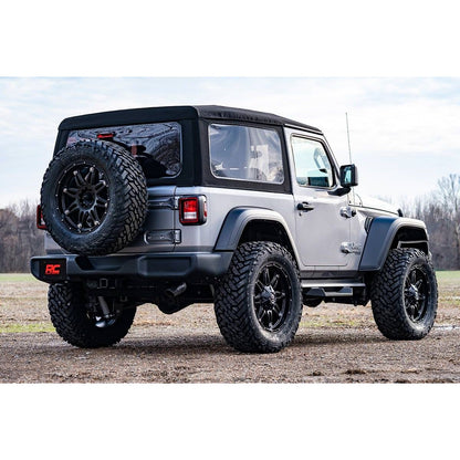 ROUGH COUNTRY | 3.5 Inch Lift Kit  Adj LCA  FR D/S  M1  Jeep Wrangler JL Rubicon (18-23) | 90940