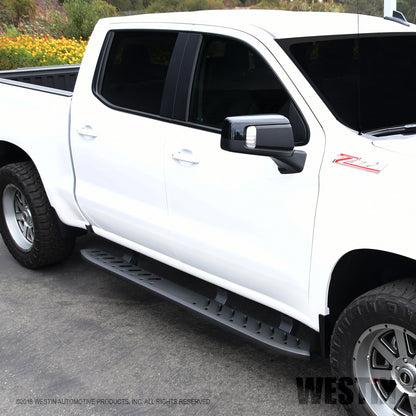 Westin Thrasher Running Boards 2019-2024 Chevy/GMC Silverado/Sierra 1500 Crew Cab