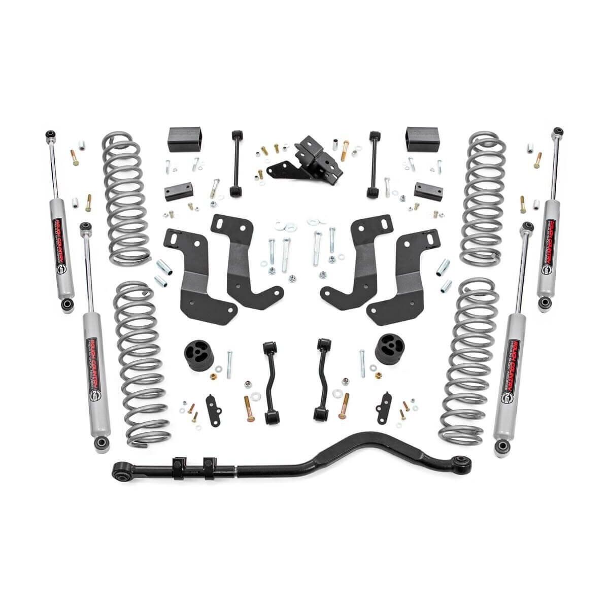 ROUGH COUNTRY 3.5 Inch Lift Kit | C/A Drop | 2-Door | Jeep Wrangler JL 4WD (2024-2025) | 94230