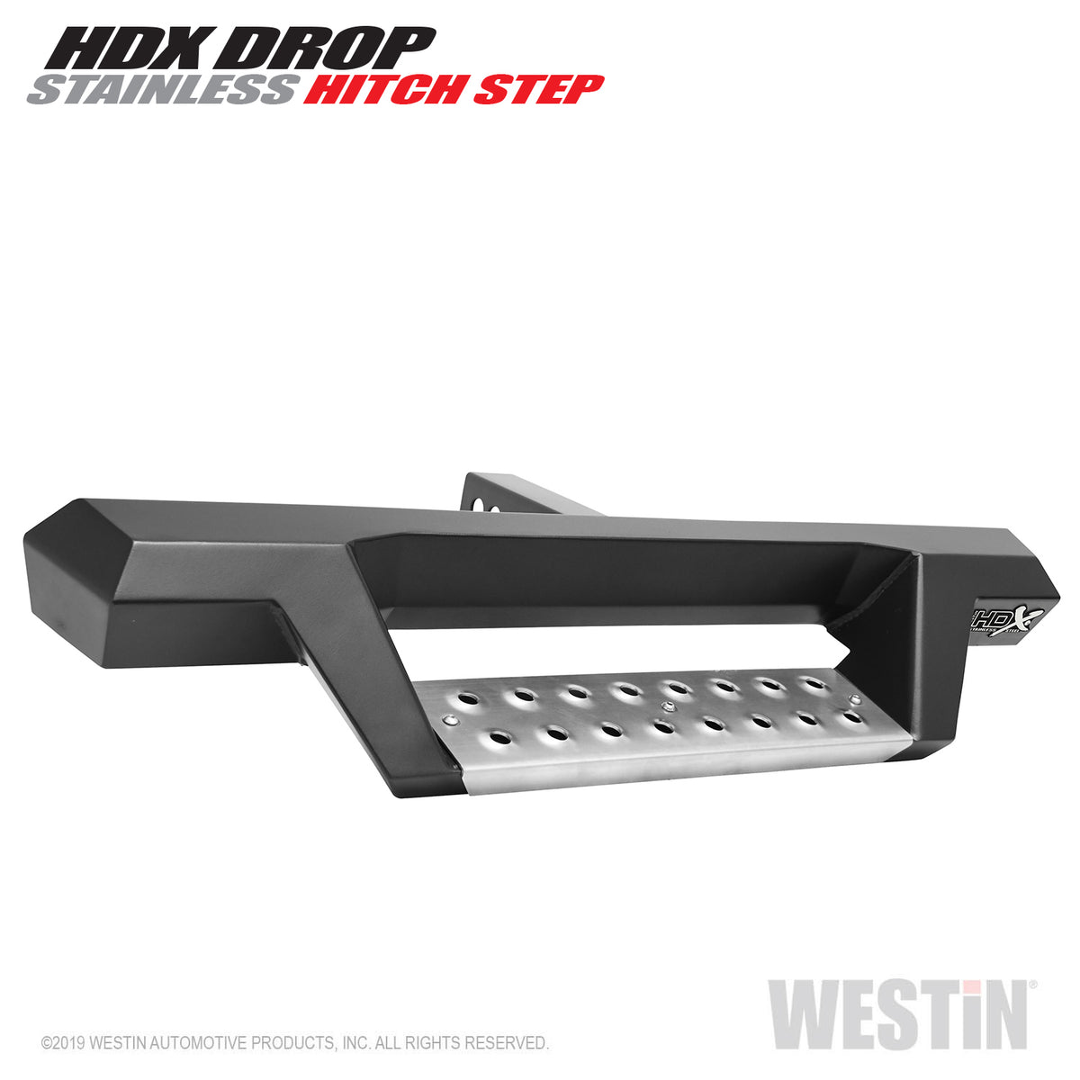 Westin HDX Stainless Drop Hitch Step 34" step for 2" receiver