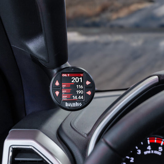 BANKS POWER | iDash Stealth Pod Mounts For 15-20 F-150, 17-22 Ford Super Duty Single Pod | 63365