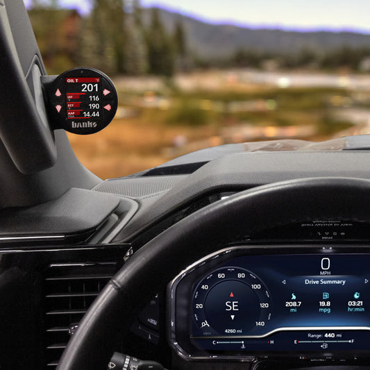 BANKS POWER | iDash Stealth Pod Mounts For 22-26 Chevy/Gm 1500S And 2024-26 2500/3500 Single Pod | 63369