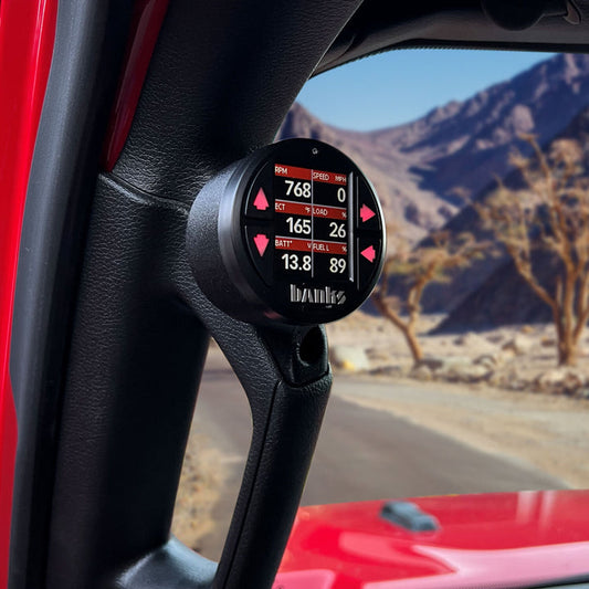 BANKS POWER | Upper iDash Stealth Pod Mount For 18-23 Jeep JL And 20-23 Gladiator | 63371