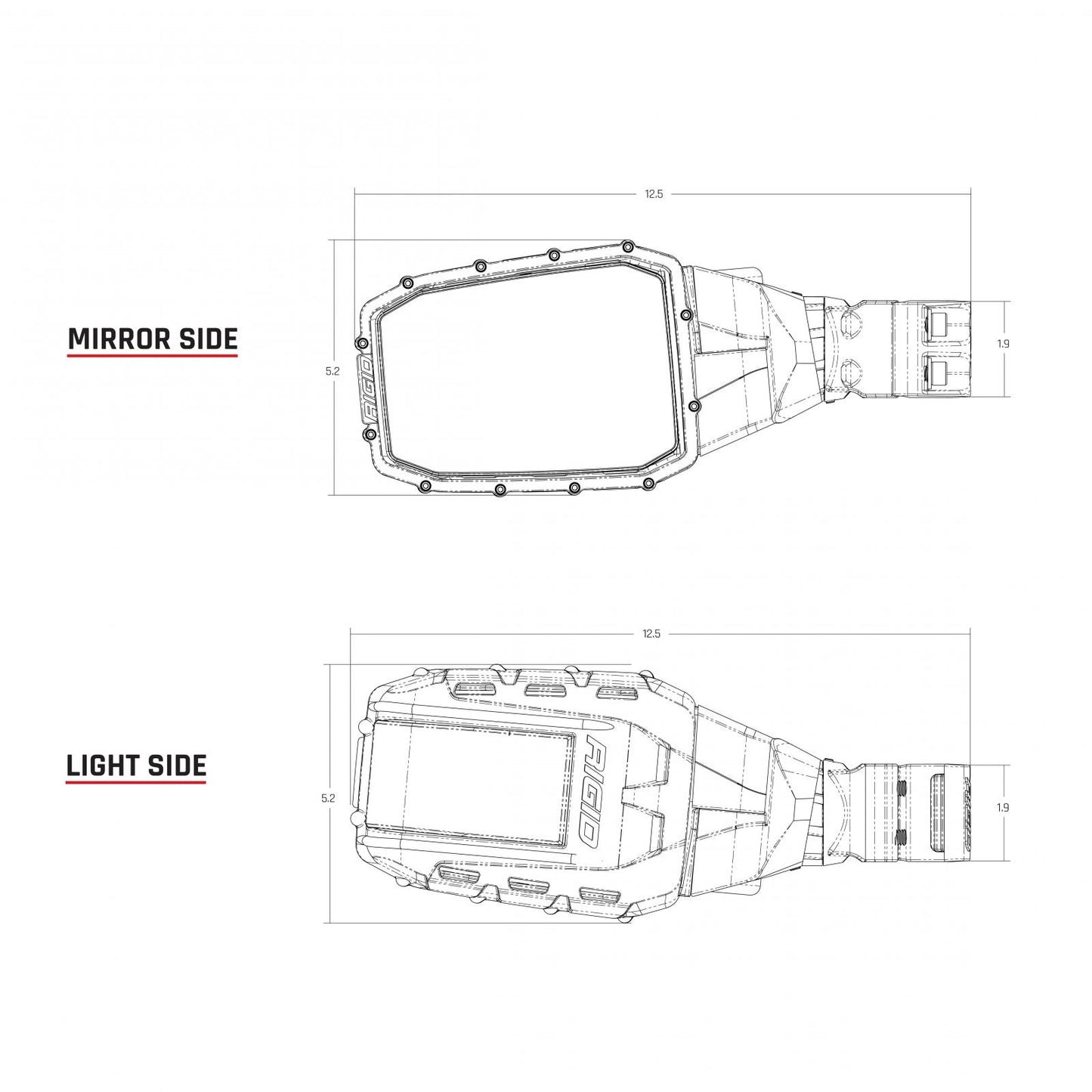 RIGID INDUSTRIES | Reflect Lamp Set Pair RIGID Industries | 64011
