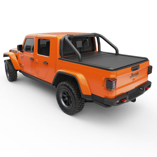 EGR Rolltrac S-Series Black Sport Bar Fits 20-23 Jeep Gladiator (Crew Cab Pickup - Bed Length: 5'0") - SBAR0162