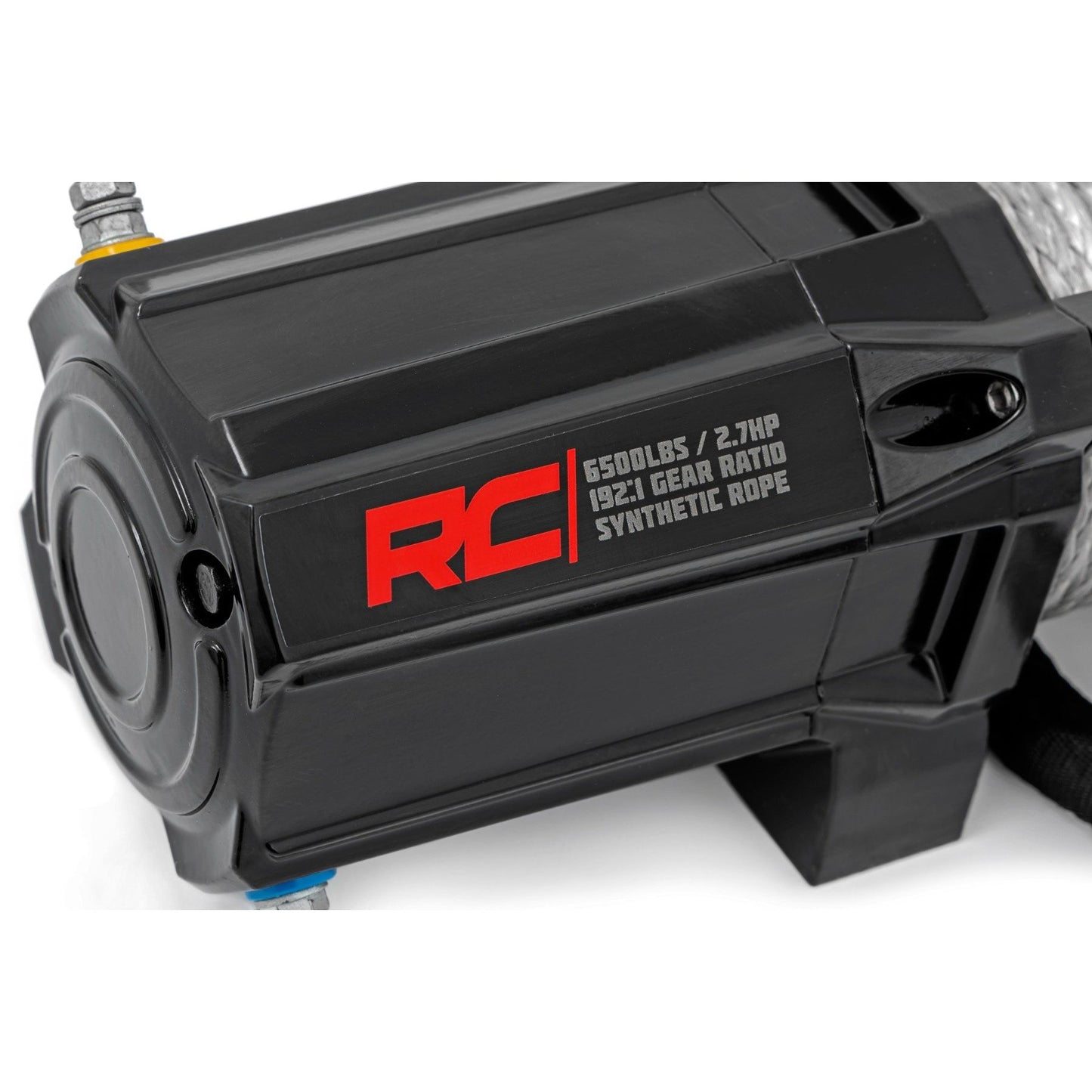 ROUGH COUNTRY 6500-LB Winch W/ Remote | UTV | Synthetic Rope | RS6500SA