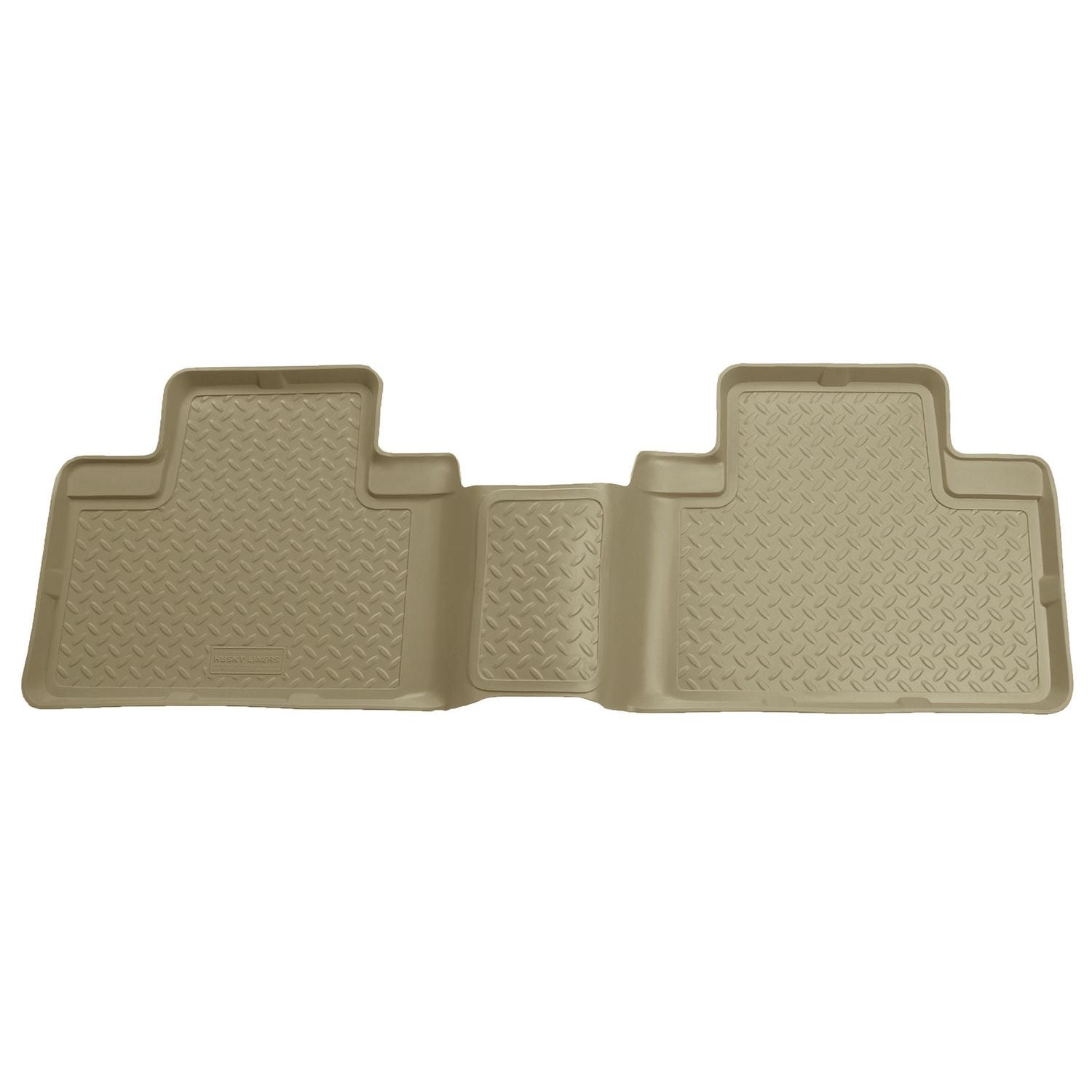 Husky Liners | Classic Style 2nd Seat Floor Liner For 1996-2002 4Runner Husky Liners | 65703 in tan color.