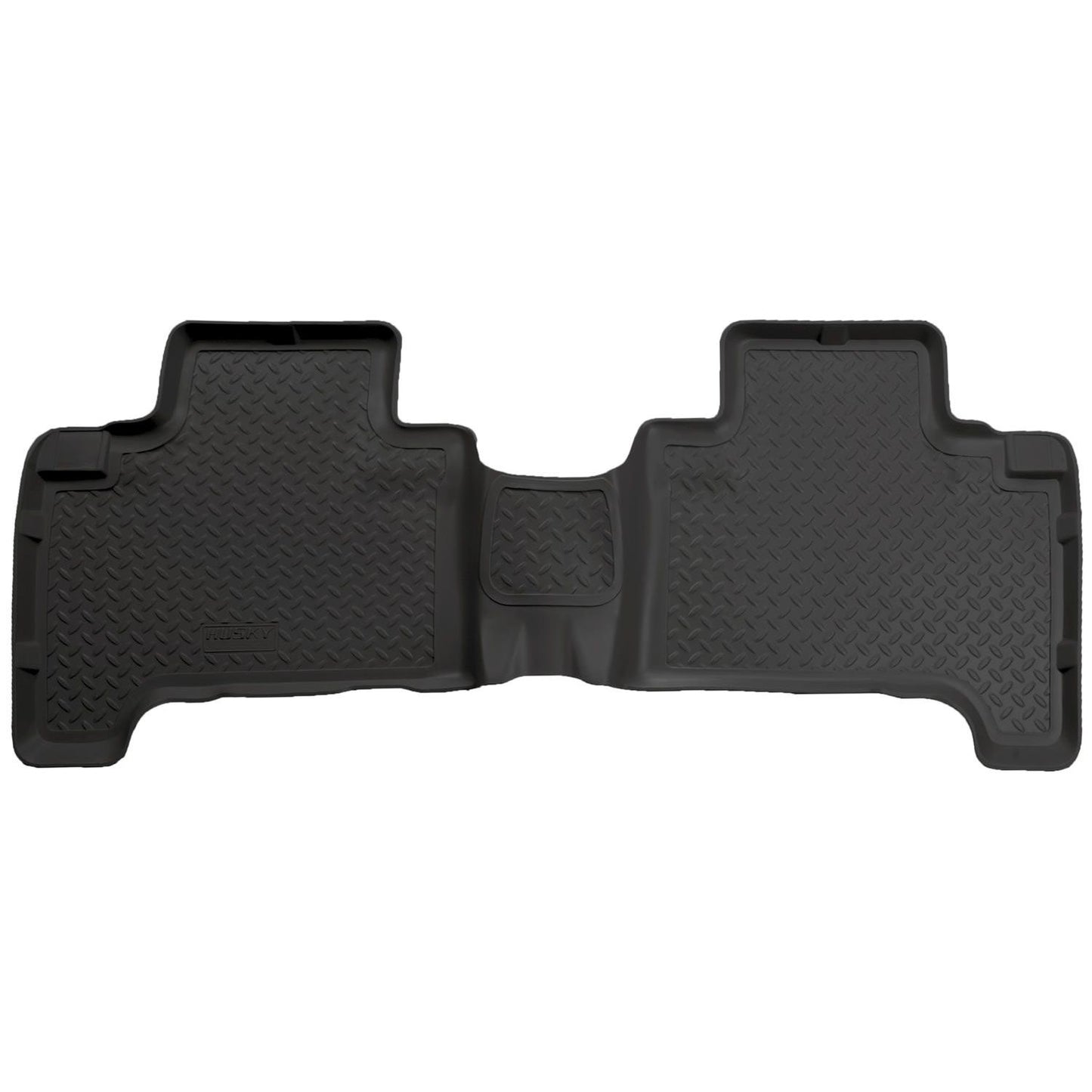 Husky Liners | Classic Style 2nd Seat Floor Liner For 2003-2009 4Runner Husky Liners | 65751, durable black rubber floor mat