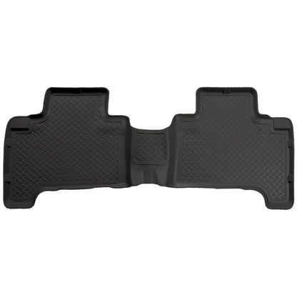 Husky Liners | Classic Style 2nd Seat Floor Liner For 2003-2009 4Runner Husky Liners | 65751, durable black rubber floor mat
