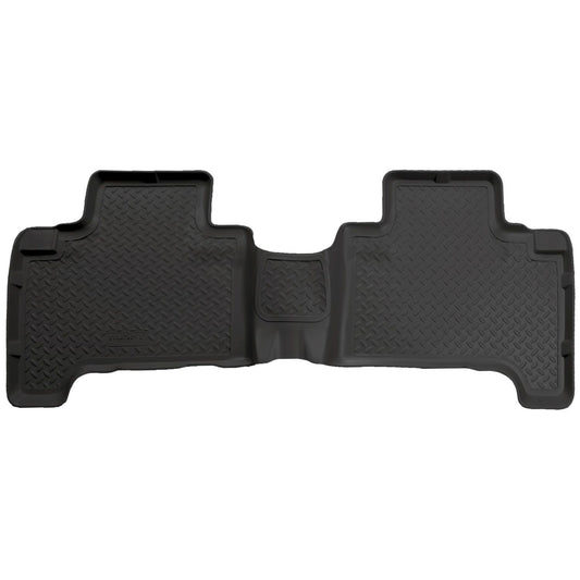 Husky Liners | Classic Style 2nd Seat Floor Liner For 2003-2009 4Runner Husky Liners | 65751, durable black rubber floor mat