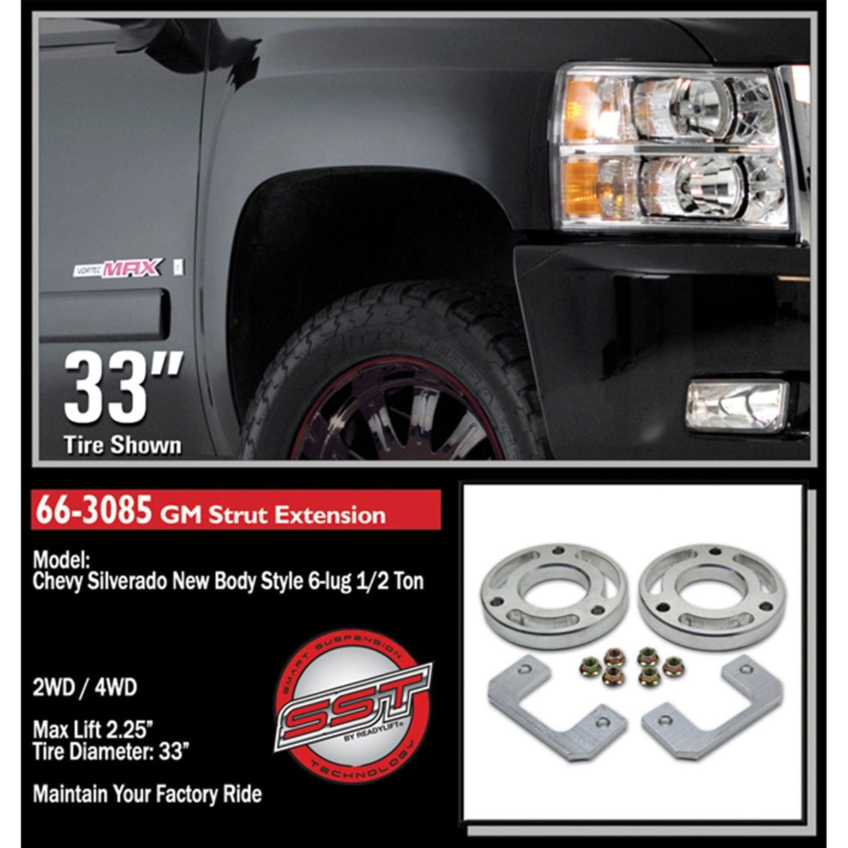 READYLIFT 66-3085 2.25'' Front Leveling Kit