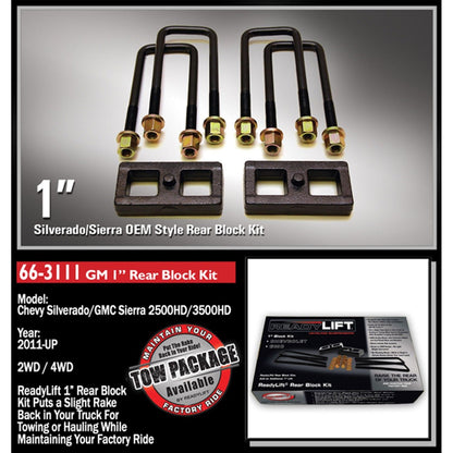 ReadyLIFT 1'' Rear Block Kit (2500/3500HD) 66-3111