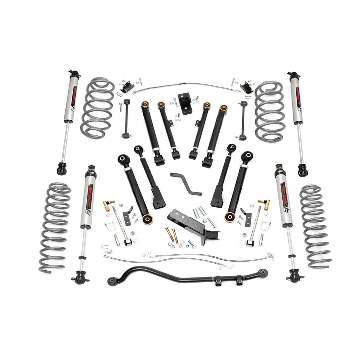 ROUGH COUNTRY 4 Inch Lift Kit | X-Series | V2 | Jeep Wrangler TJ (97-06)/Wrangler Unlimited (04-06)  | 66171