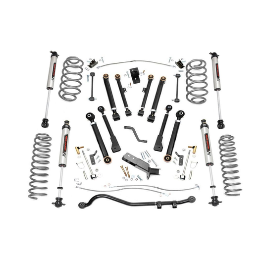 ROUGH COUNTRY 4 Inch Lift Kit | X-Series | V2 | Jeep Wrangler TJ (97-06)/Wrangler Unlimited (04-06)  | 66171