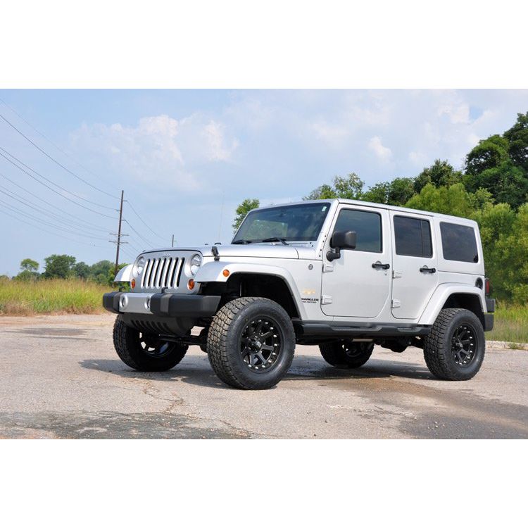 ROUGH COUNTRY 3.25 Inch Lift Kit | V2 | Jeep Wrangler Unlimited 2WD/4WD (2007-2018) | 66970