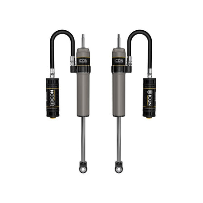 ICON VEHICLE DYNAMICS | 2005-2025 Ford Super Duty 4WD 0-2.5 Inch Lift Front V.S. 2.5 Aluminum Series Shock Absorbers Remote Reservoir Pair Icon Vehicle Dynamics | 67800P