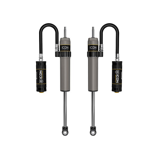 ICON VEHICLE DYNAMICS | 2005-2025 Ford Super Duty 4WD 0-2.5 Inch Lift Front V.S. 2.5 Aluminum Series Shock Absorbers Remote Reservoir Pair Icon Vehicle Dynamics | 67800P