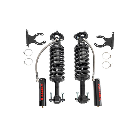 ROUGH COUNTRY | Vertex 2.5 Remote Reservoir Leveling Coilovers  2 Inch  Ford F-150 (14-26) | 689012