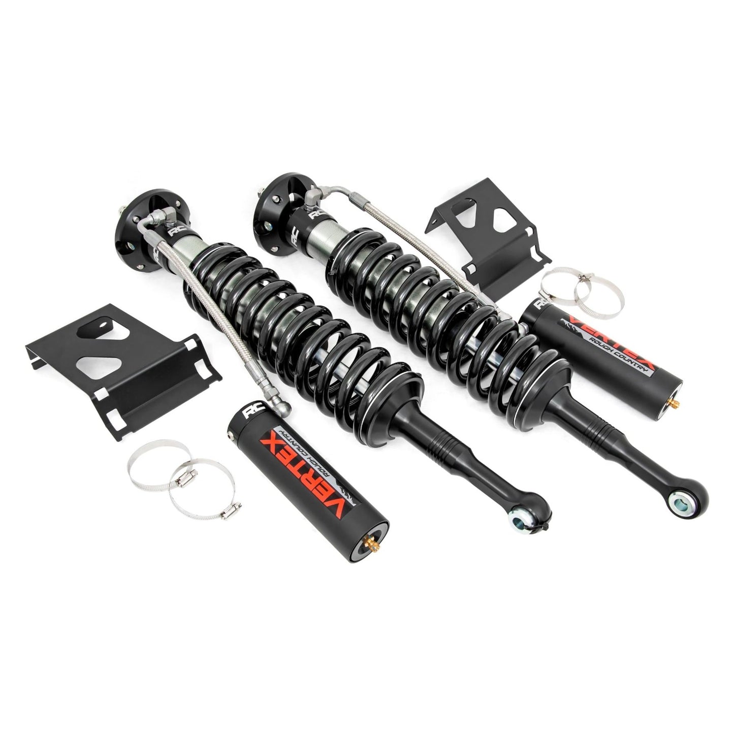 ROUGH COUNTRY | Vertex 2.5 Reservoir Coilovers  Front  6"  Toyota Tacoma 2WD/4WD (05-23) | 689014