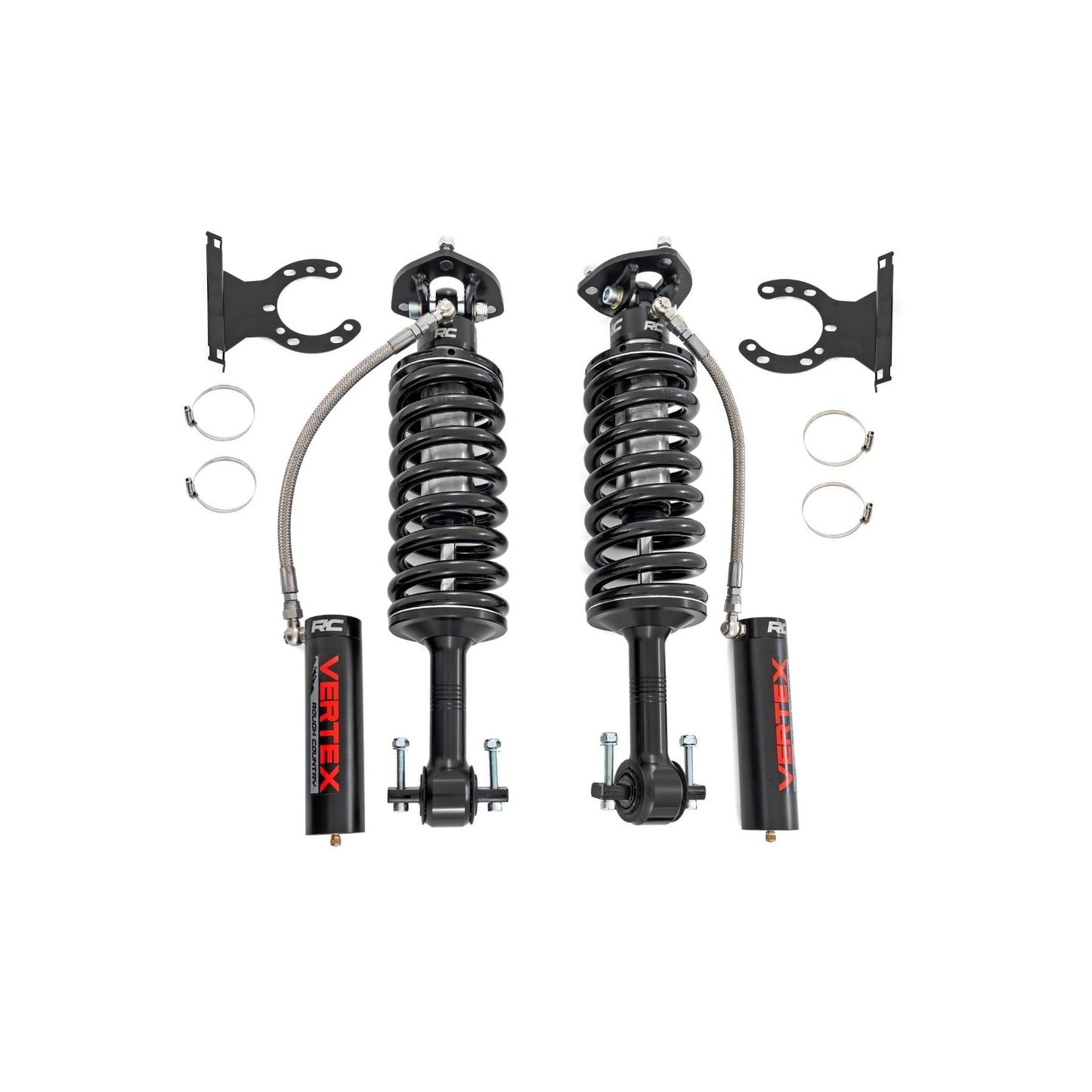 ROUGH COUNTRY | Vertex 2.5 Reservoir Coilovers  Front  3"  Ford F-150 4WD (2014-2026) | 689033