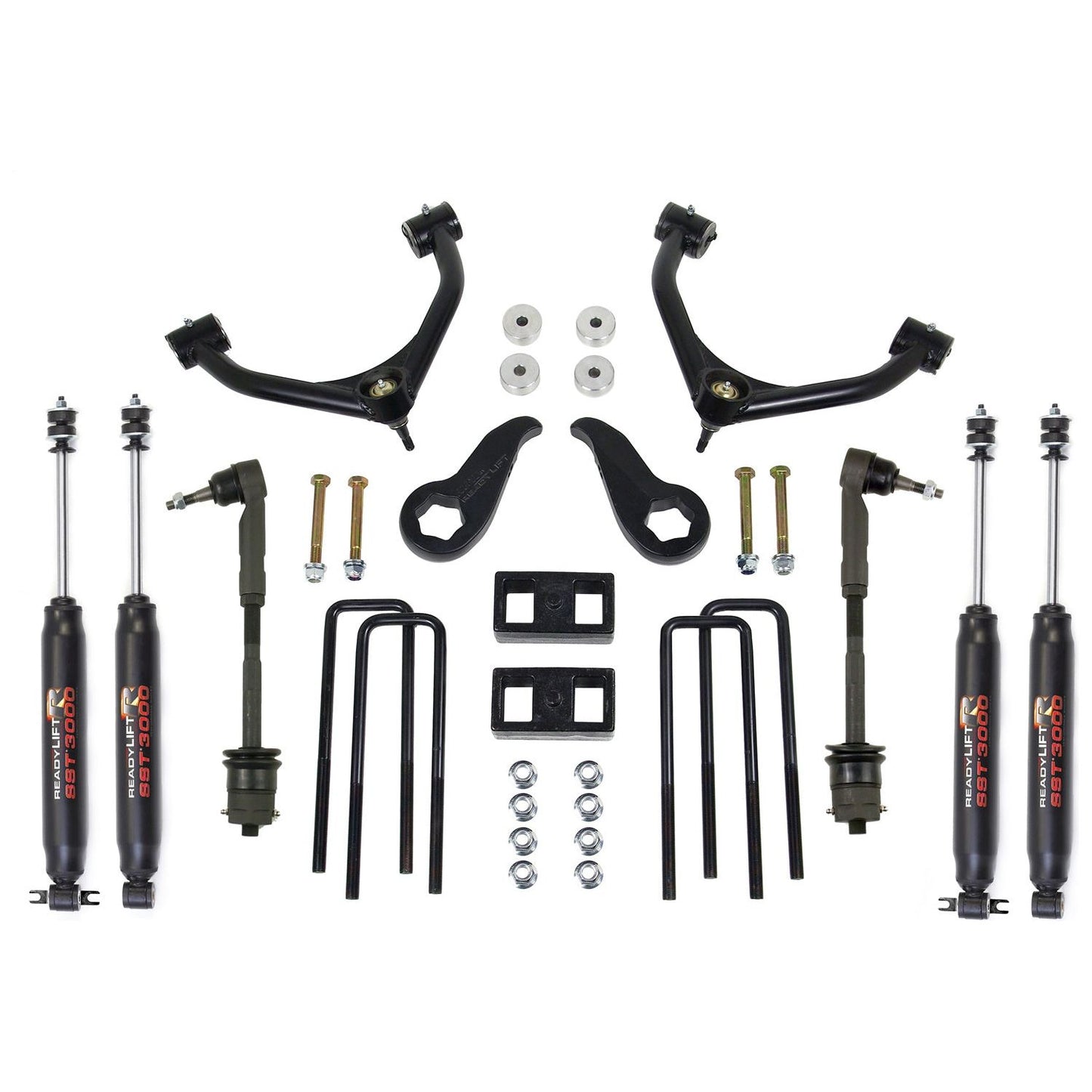 ReadyLIFT 3.5'' SST Lift Kit Front with 2'' Rear with Upper Control Arms with SST3000 Shocks (2500HD) 69-3512