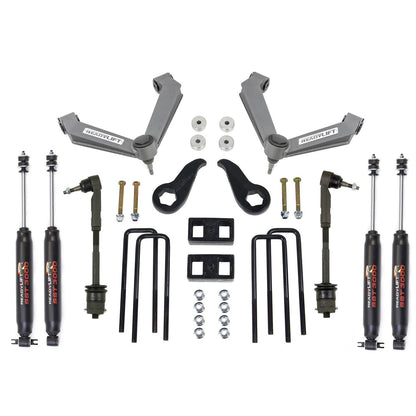 ReadyLIFT 3.5'' SST Lift Kit Front with 1'' Rear with Fabricated Control Arms with SST3000 Shocks (2500HD) 69-3513
