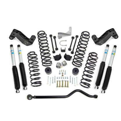 ReadyLIFT 4'' Coil Spring Kit with Adjustable Track Bar, Caster Correction Bracket, Exhaust Spacer with Bilstein Shocks (JK) 69-6404