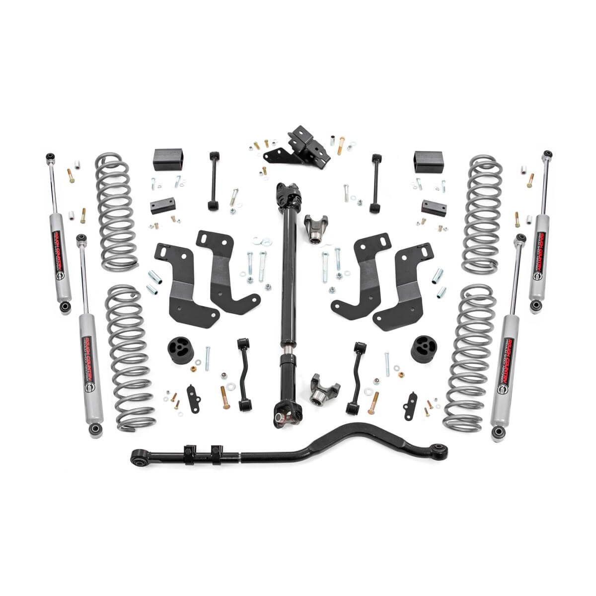 ROUGH COUNTRY 3.5 Inch Lift Kit | C/A Drop | Front D/S | Jeep Wrangler JL Rubicon (18-23) | 90530