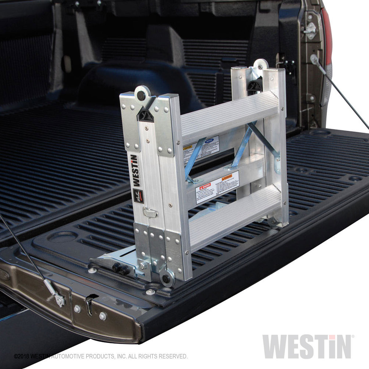 WESTIN AUTOMOTIVE | Truck-Pal Tailgate Ladder  All  Truck-Pal Tailgate Ladder  Aluminum | 10-3000