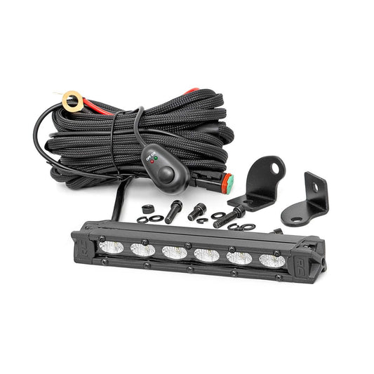 ROUGH COUNTRY 6 Inch Black Series LED Light Bar | Slim Line | 70416ABL