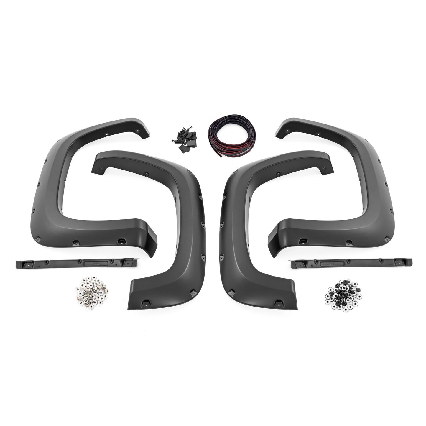 ROUGH COUNTRY | Pocket Fender Flares  G42 White Sands  Chevy Silverado 2500 HD/3500 HD (20-26) | F-C12011A-G42