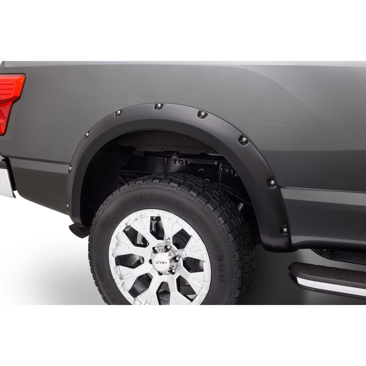 BUSHWACKER | Pocket/Rivet Rear Fender Flares | 2016-22 Nissan Titan | 70018-02