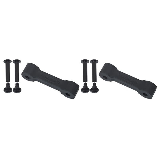 KENTROL Jeep JK Replacement Hood Catch Rubbers Pair 07-18 Wrangler JK Textured Black Kentrol  70071