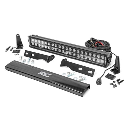 ROUGH COUNTRY LED Light Kit | Bumper Mount | 20" Black Dual Row | Jeep Grand Cherokee WK2 (11-20) | 70773