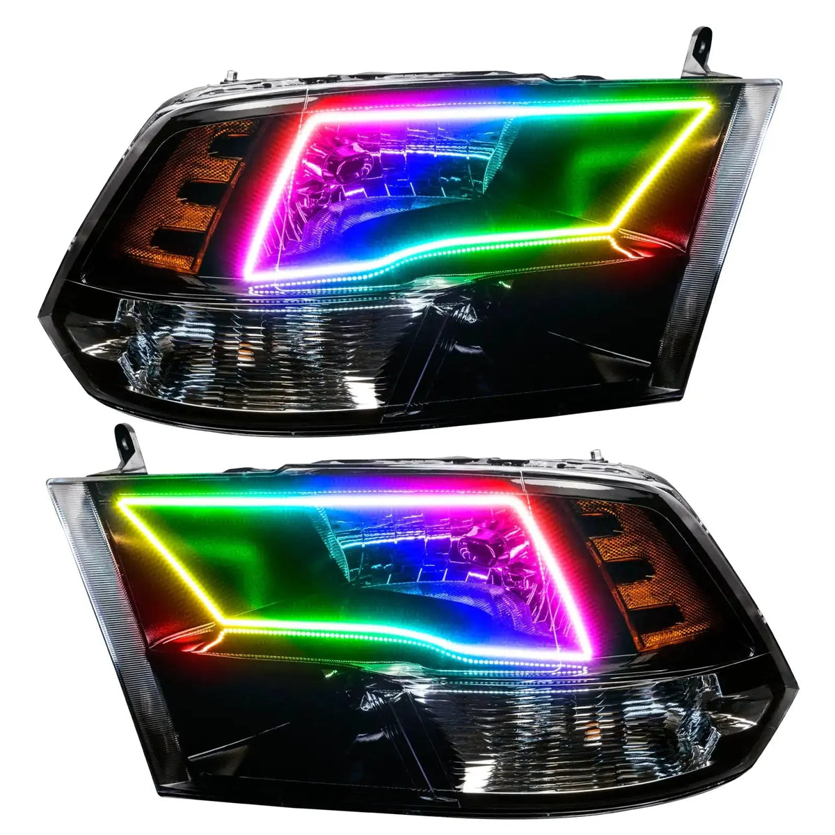 ORACLE Lighting | Pre-Assembled Halo Headlights | RAM Dual / Quad | 7121-001, 7121-335