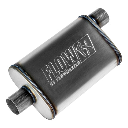 FLOWMASTER Flow Fx Muffler Flow Fx Muffler 2.50 Offset In/ 2.50 Center Out Moderate Sound Stainless Steel