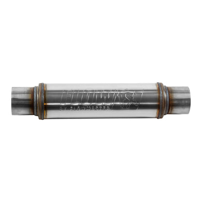 FLOWMASTER Flow Fx Muffler Flow Fx Muffler 3.00 In/Out Round Body Moderate Sound Stainless Steel