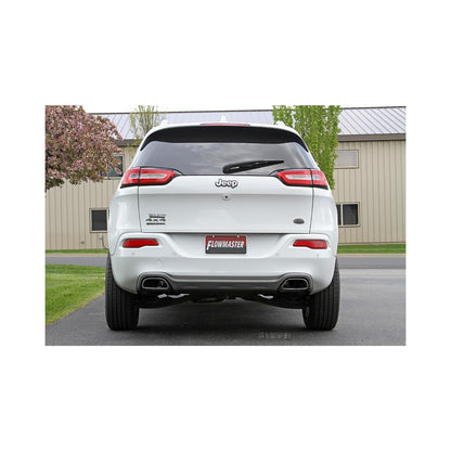 FLOWMASTER Flow Fx Cat-Back Exhaust System Fits 2014-2022 Jeep Cherokee 3.2-Liter, Flow Fx Cat-Back 2.5-Inch Stainless Steel